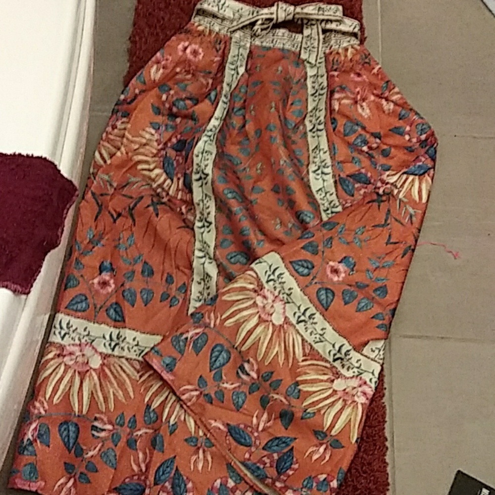 African print skirt